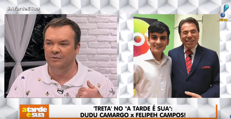 Felipeh Campos detona com Dudu Camargo Felipeh Campos detona com Dudu Camargo