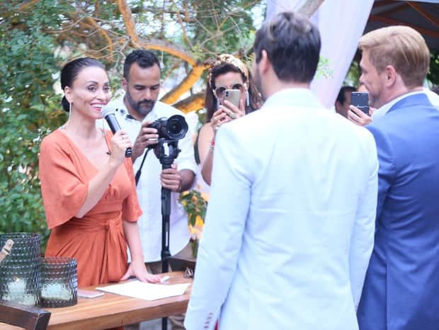 Suzana Pires celebrou o casamento (Foto: Anderson Borde/AgNews) Suzana Pires celebrou o casamento (Foto: Anderson Borde/AgNews)