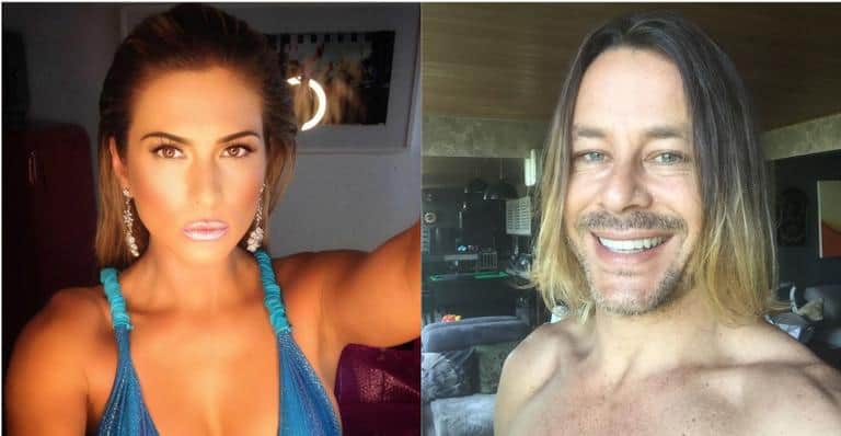 Lívia Andrade e Theo Becker (Foto: Reprodução/Montagem) Lívia Andrade e Theo Becker (Foto: Reprodução/Montagem)