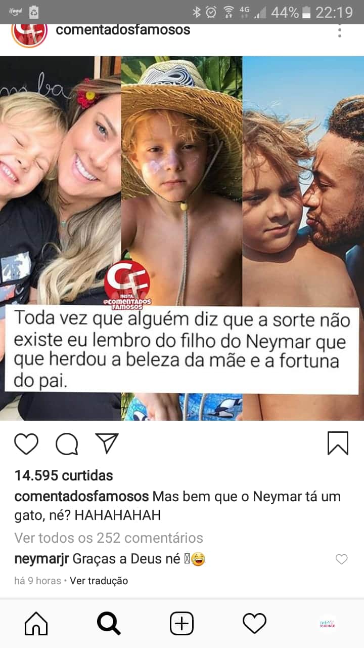 Neymar deixou seu recado Neymar deixou seu recado