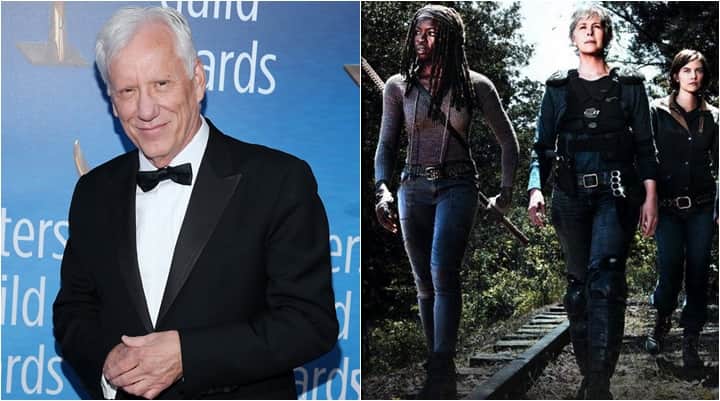 Ator James Woods ironizou The Walking Dead. (Foto: Montagem/Divulgação) Ator James Woods ironizou The Walking Dead. (Foto: Montagem/Divulgação)