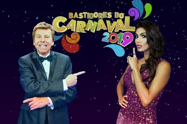 Nelson Rubens e Flávia Noronha comandam o "Bastidores do Carnaval" (Foto: Divulgação/RedeTV!) Nelson Rubens e Flávia Noronha comandam o "Bastidores do Carnaval" (Foto: Divulgação/RedeTV!)