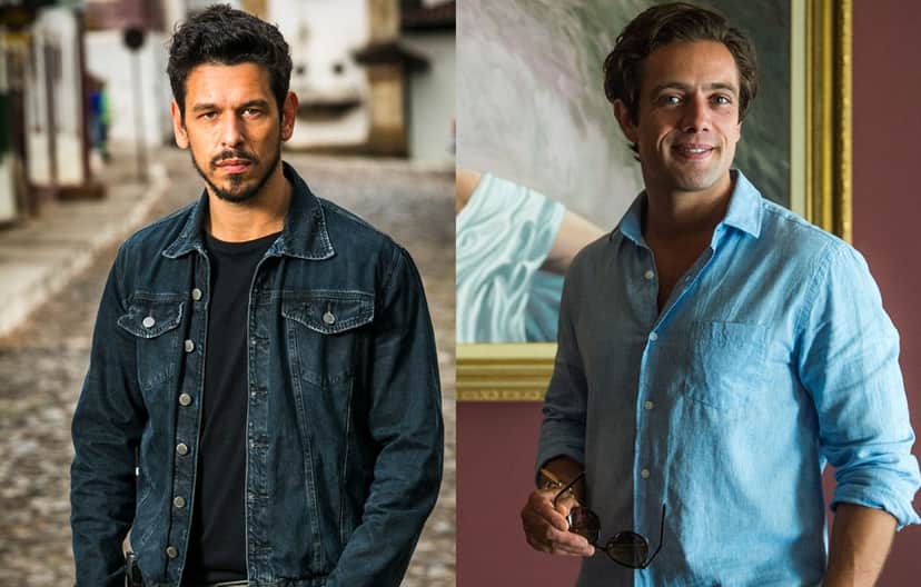 Alain e Danilo em Espelho da Vida (Foto: Divulgação/TV Globo/Montagem) Alain e Danilo em Espelho da Vida (Foto: Divulgação/TV Globo/Montagem)