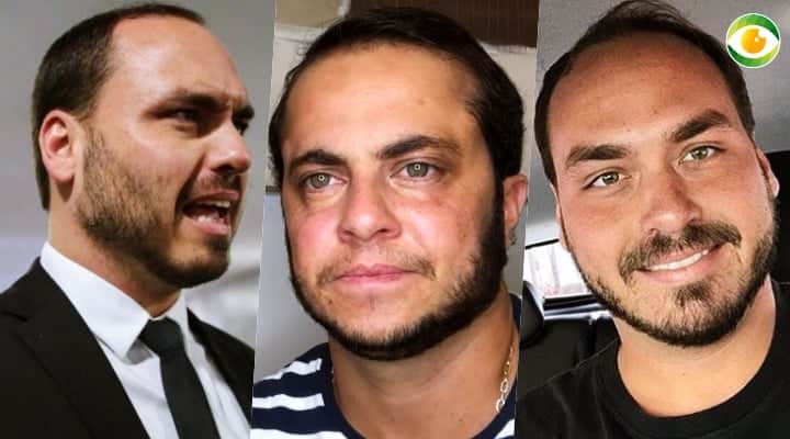 Thammy Miranda e Carlos Bolsonaro Thammy Miranda e Carlos Bolsonaro