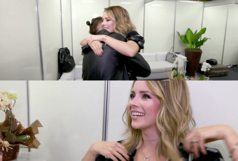 Sandy e Junior se emocionaram no Fantástico da Globo (Foto reprodução) Sandy e Junior se emocionaram no Fantástico da Globo (Foto reprodução)