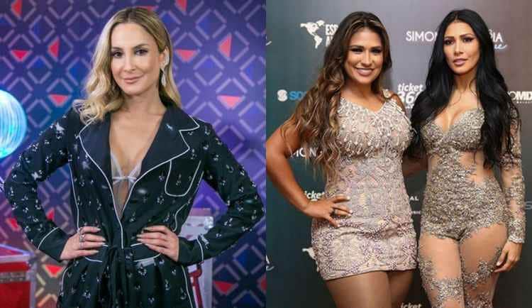 Claudia Leitte e Simone & Simaria, no 'The Voice Kids' (Foto: Divulgação) Claudia Leitte e Simone & Simaria, no 'The Voice Kids' (Foto: Divulgação)