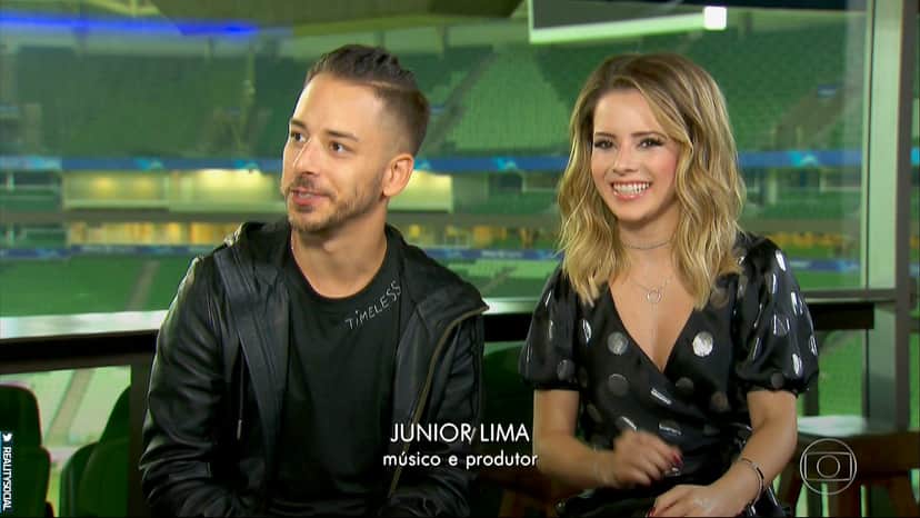 Sandy e Junior durante entrevista concedida ao Fantástico (Foto: Reprodução/Globo) Sandy e Junior durante entrevista concedida ao Fantástico (Foto: Reprodução/Globo)