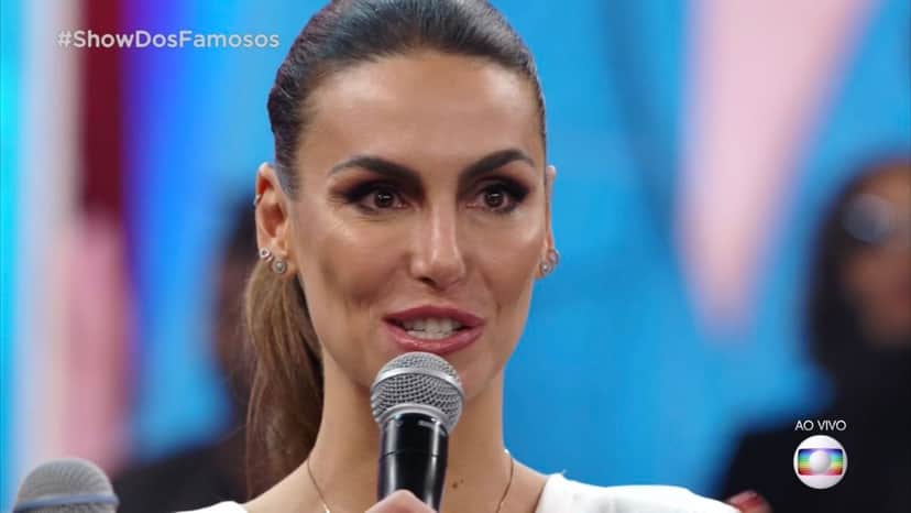 Mel Frankowiack em participação no Show dos Famosos, do Domingão do Faustão (Foto: Reprodução) Mel Frankowiack em participação no Show dos Famosos, do Domingão do Faustão (Foto: Reprodução)