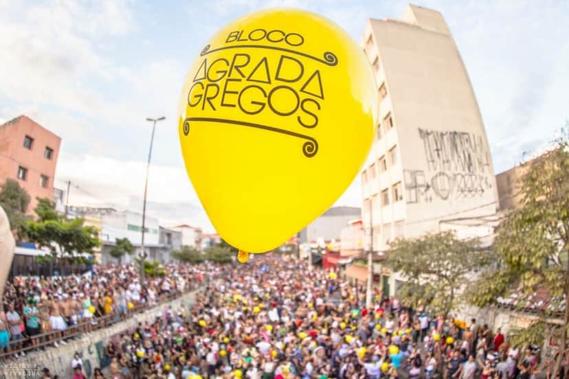 Bloco Agrada Gregos em São Paulo Bloco Agrada Gregos em São Paulo