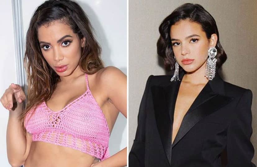 Anitta e Bruna Marquezine (Foto: Divulgação) Anitta e Bruna Marquezine (Foto: Divulgação)