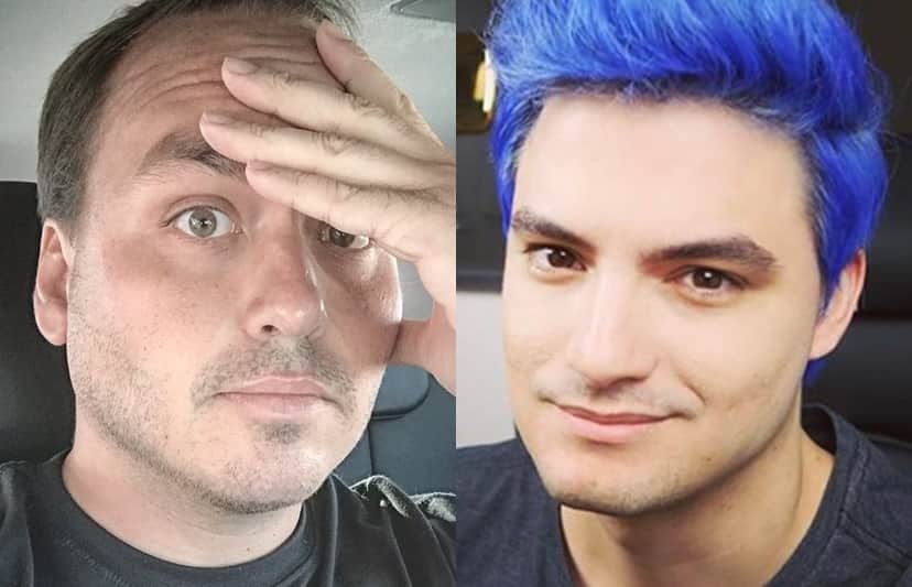 Carlos Bolsonaro e Felipe Neto (Foto: Reprodução) Carlos Bolsonaro e Felipe Neto (Foto: Reprodução)