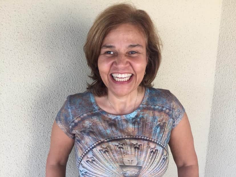 A comediante Claudia Rodrigues A comediante Claudia Rodrigues