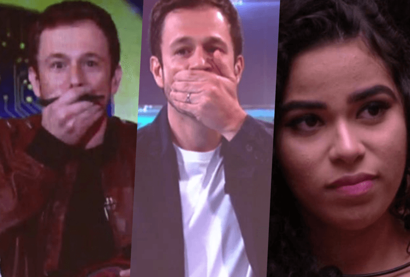Tiago Leifert contou notícia para Elana na saída dela do BBB19 Tiago Leifert contou notícia para Elana na saída dela do BBB19