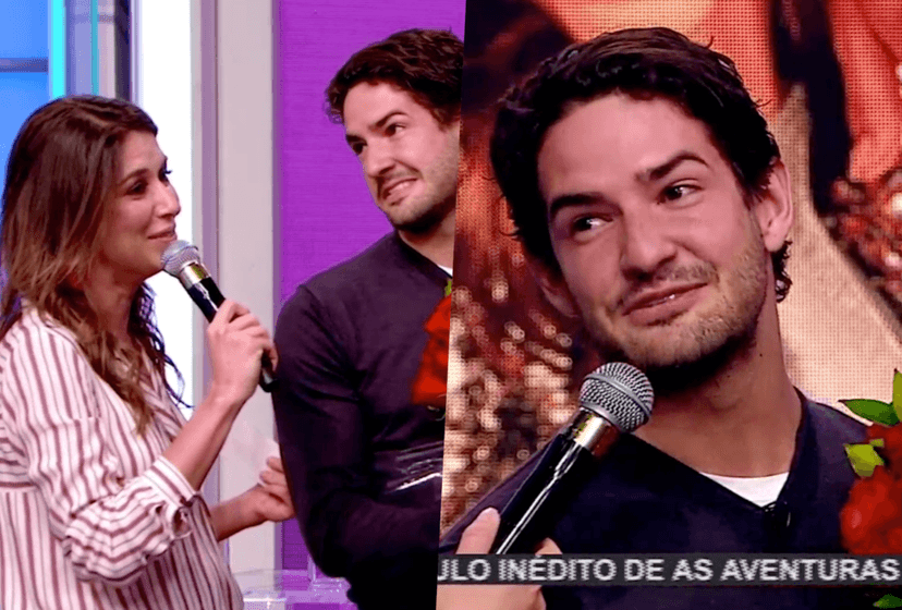 Alexandre Pato invadiu Roda a Roda e deixou Rebeca Abravanel em choque Alexandre Pato invadiu Roda a Roda e deixou Rebeca Abravanel em choque