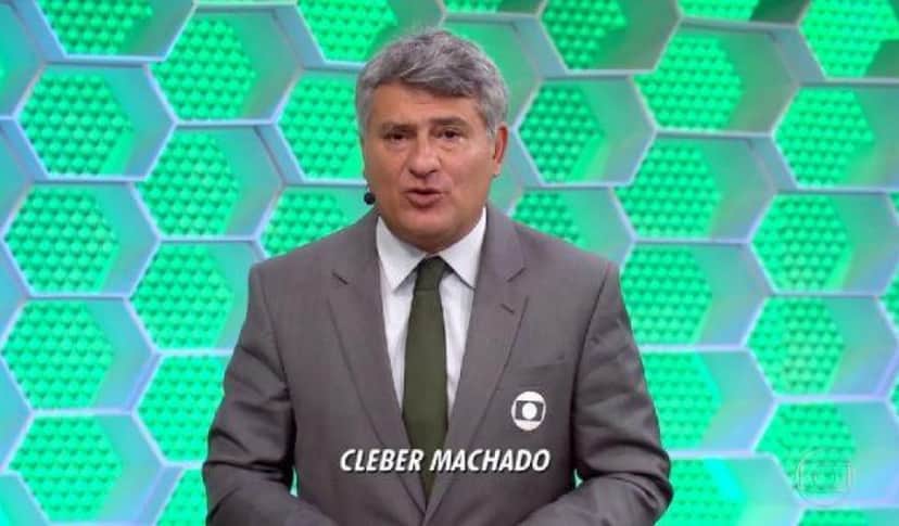 O narrador do grupo Globo, Cleber Machado (Foto: Reprodução/Globo) O narrador do grupo Globo, Cleber Machado (Foto: Reprodução/Globo)