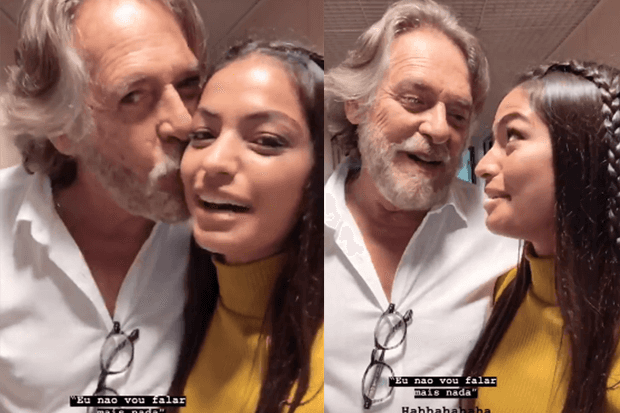 Cynthia Senek e José de Abreu (Foto: Divulgação)