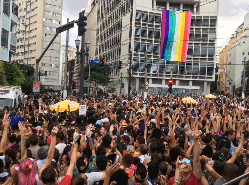 Bloco Love Fest no Centro de São Paulo no carnaval 2018 (Foto: Ana Carolina Moreno/G1) Bloco Love Fest no Centro de São Paulo no carnaval 2018 (Foto: Ana Carolina Moreno/G1)