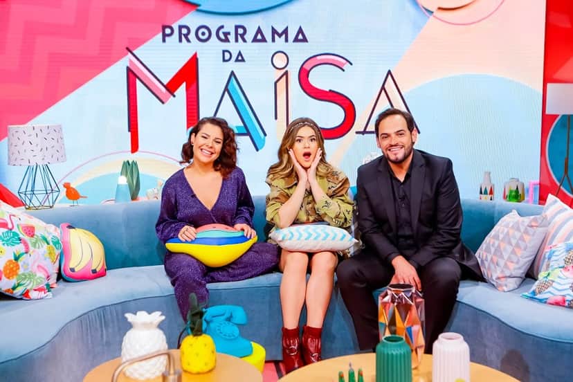 Maisa conta na estreia com Fernanda Souza e Matheus Furlan. (Foto: Gabriel Cardoso) Maisa conta na estreia com Fernanda Souza e Matheus Furlan. (Foto: Gabriel Cardoso)