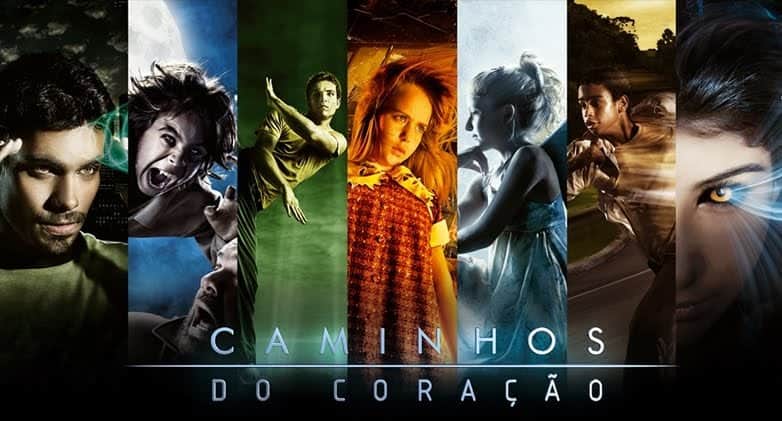 Logo da novela Os Mutantes: Caminhos do Coração (Foto: Divulgação/Record) Logo da novela Os Mutantes: Caminhos do Coração (Foto: Divulgação/Record)