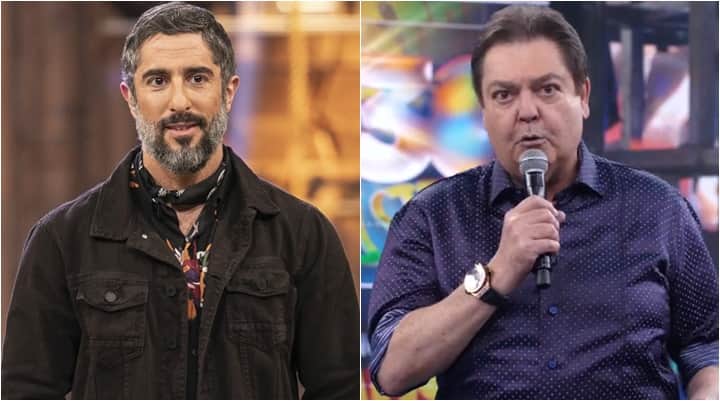 Marcos Mion revela que gostaria de ver Faustão no comando de A Fazenda. (Foto: Montagem/Reprodução) Marcos Mion revela que gostaria de ver Faustão no comando de A Fazenda. (Foto: Montagem/Reprodução)