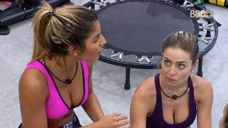 Irmã de Paula falou sobre um possível romance da sister com Hariany (Foto: GloboPlay) Irmã de Paula falou sobre um possível romance da sister com Hariany (Foto: GloboPlay)