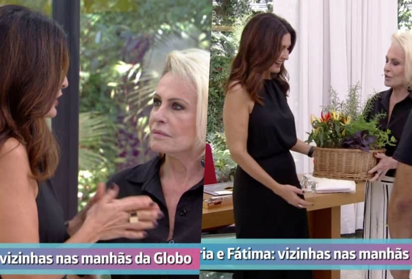 Ana Maria Braga e Fátima Bernades ao vivo no Mais Você da Globo (Foto reprodução) Ana Maria Braga e Fátima Bernades ao vivo no Mais Você da Globo (Foto reprodução)