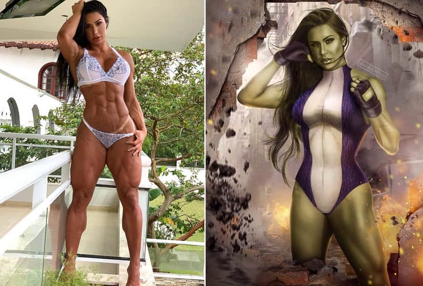 Gracyanne Barbosa foi chamada de Mulher-Hulk por fã (Foto: Reprodução/Instagram) Gracyanne Barbosa foi chamada de Mulher-Hulk por fã (Foto: Reprodução/Instagram)
