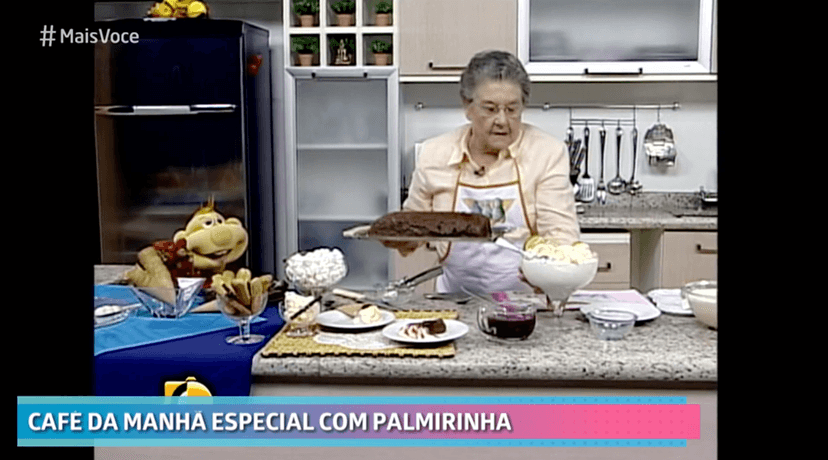 Palmirinha no 'Mais Você' — Foto: Reprodução/TV Globo Palmirinha no 'Mais Você' — Foto: Reprodução/TV Globo