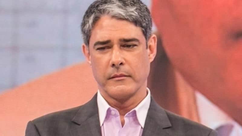 William Bonner teve que sair do Jornal Nacional (Foto: Reprodução)