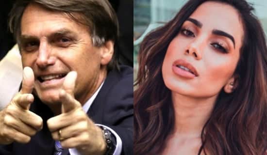 Anitta e Jair Bolsonaro se envolveram em mais uma polêmica (Foto: Reprodução) Anitta e Jair Bolsonaro se envolveram em mais uma polêmica (Foto: Reprodução)