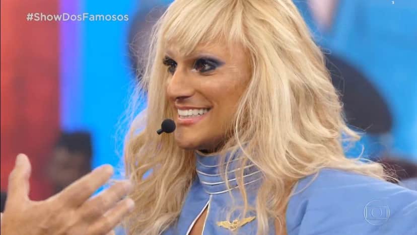 Hugo Bonemer no Domingão do Faustão Foto: Reprodução Hugo Bonemer no Domingão do Faustão Foto: Reprodução