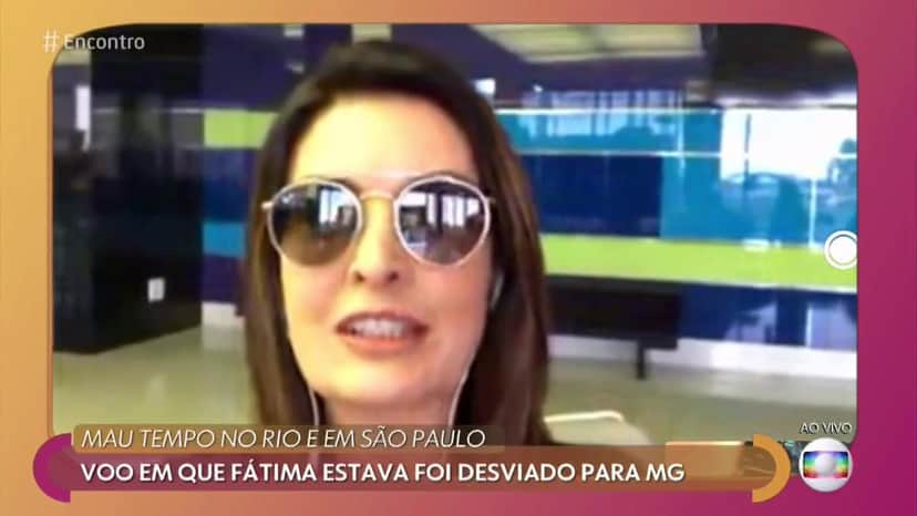 Patricia Poeta e Fátima Bernardes cara a cara na Globo (Foto: Reprodução) Patricia Poeta e Fátima Bernardes cara a cara na Globo (Foto: Reprodução)