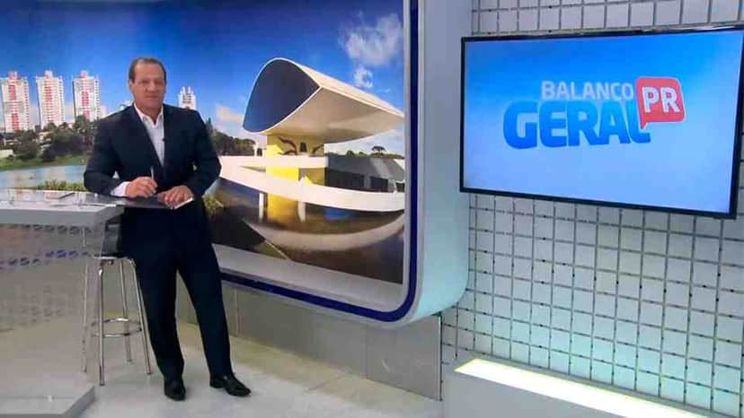 Gilberto Ribeiro apresentador do Balanço Geral (Foto: Reprodução) Gilberto Ribeiro apresentador do Balanço Geral (Foto: Reprodução)