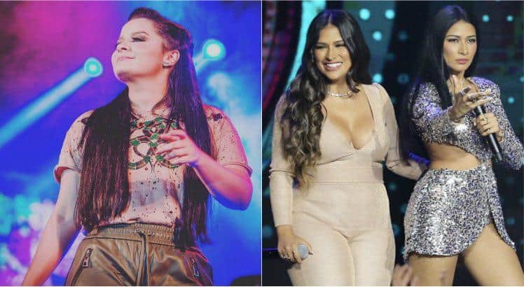 Maraisa alfinetou a dupla Simone e Simaria (Foto: Reprodução) Maraisa alfinetou a dupla Simone e Simaria (Foto: Reprodução)