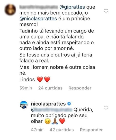 Nicolas Prattes (Foto: Reprodução/Instagram) Nicolas Prattes (Foto: Reprodução/Instagram)