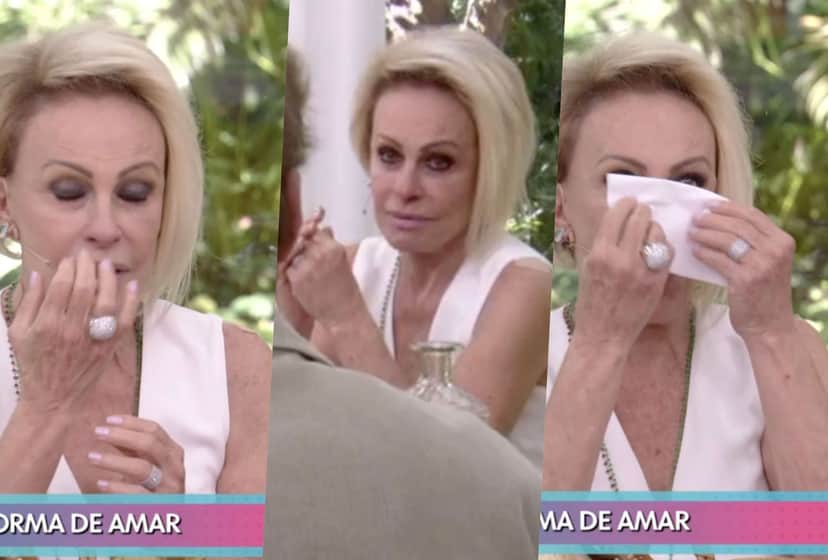 Ana Maria Braga ficou muito emocionada durante o Mais Você na Globo Ana Maria Braga ficou muito emocionada durante o Mais Você na Globo