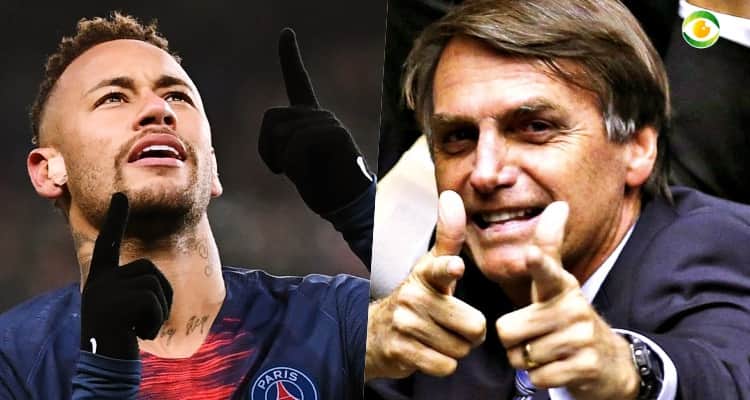 Jair Bolsonaro e Neymar Jair Bolsonaro e Neymar
