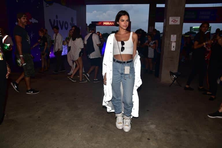 Bruna Marquezine foi uma das sensações do Lollapalooza 2019 (Foto: AgNews) Bruna Marquezine foi uma das sensações do Lollapalooza 2019 (Foto: AgNews)