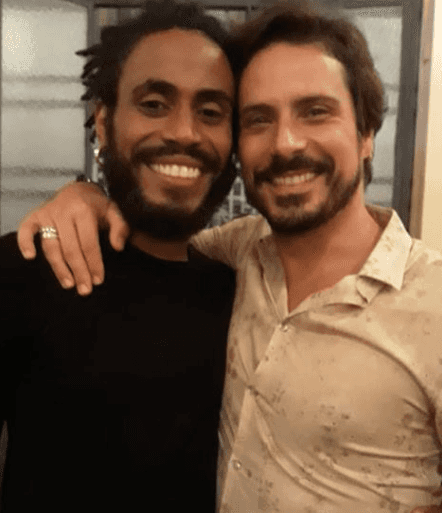 Sérgio Abreu e Ícaro Silva, galã da Globo (Foto: Reprodução) Sérgio Abreu e Ícaro Silva, galã da Globo (Foto: Reprodução)