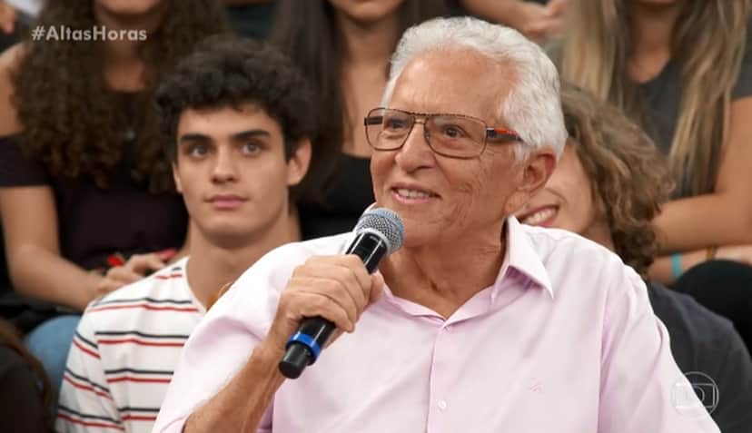 Carlos Alberto de Nóbrega foi convidado da Globo neste sábado (Foto: Reprodução) Carlos Alberto de Nóbrega foi convidado da Globo neste sábado (Foto: Reprodução)