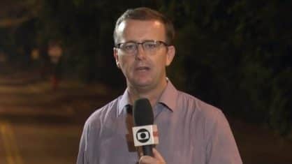 Repórter da Globo teve a sua família ameaçada (Foto: Reprodução) Repórter da Globo teve a sua família ameaçada (Foto: Reprodução)