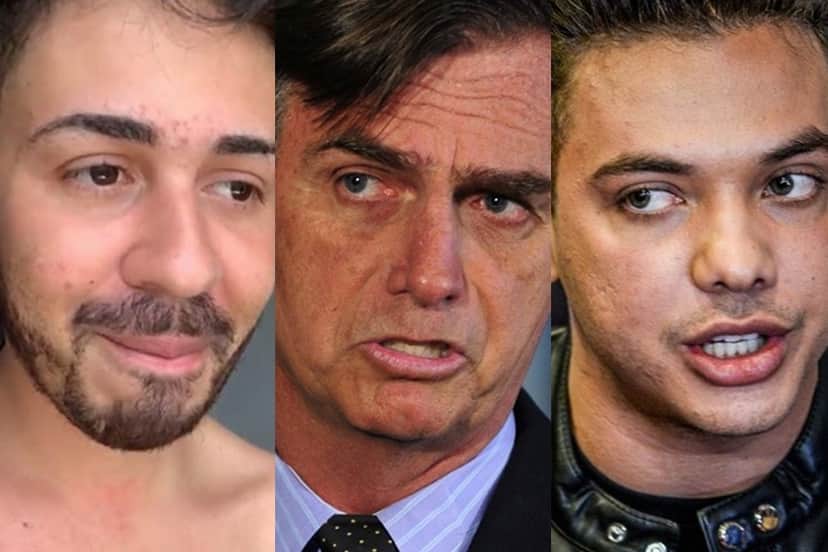 Carlinhos Maia, Jair Bolsonaro na Globo e Wesley Safadão (Foto: Reprodução) Carlinhos Maia, Jair Bolsonaro na Globo e Wesley Safadão (Foto: Reprodução)