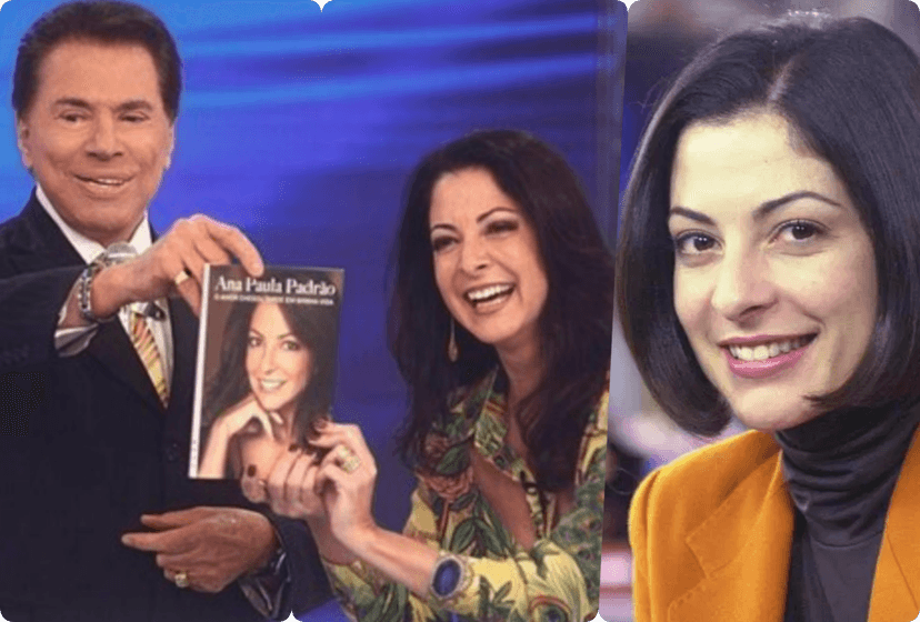Em 2004, Silvio Santos tirava Ana Paula Padrão da Globo e levava para o SBT (Foto montagem) Em 2004, Silvio Santos tirava Ana Paula Padrão da Globo e levava para o SBT (Foto montagem)