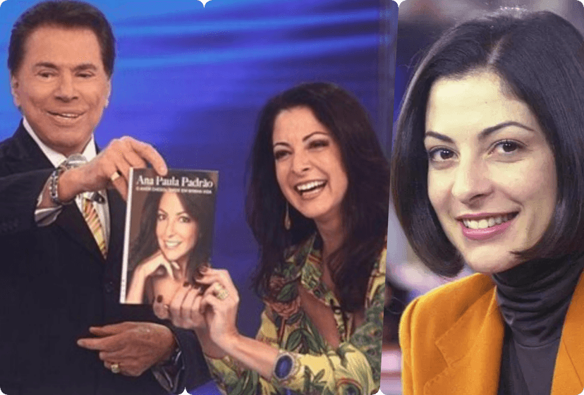 Em 2004, Silvio Santos tirava Ana Paula Padrão da Globo e levava para o SBT (Foto montagem) Em 2004, Silvio Santos tirava Ana Paula Padrão da Globo e levava para o SBT (Foto montagem)