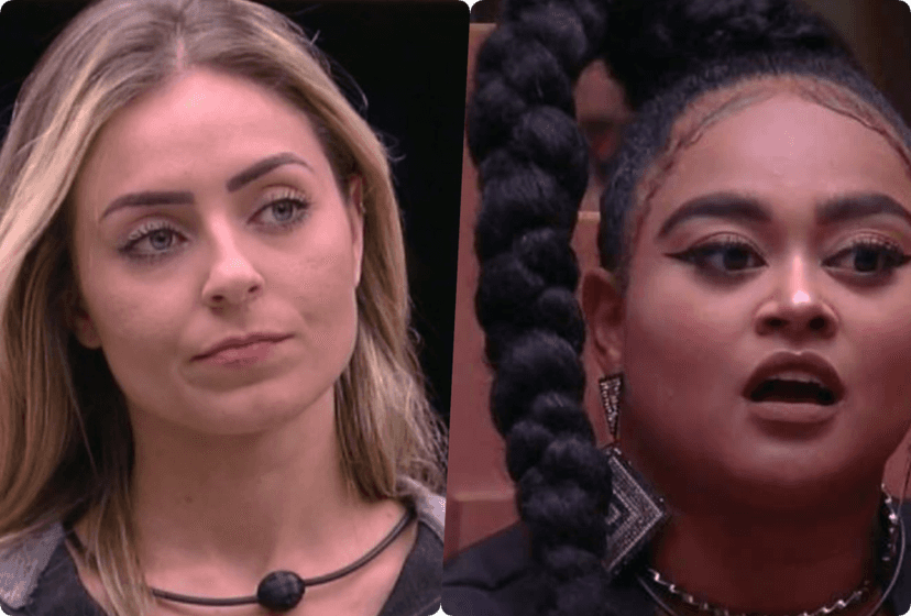 Paula e Rízia estão no paredão do BBB19 na Globo Paula e Rízia estão no paredão do BBB19 na Globo