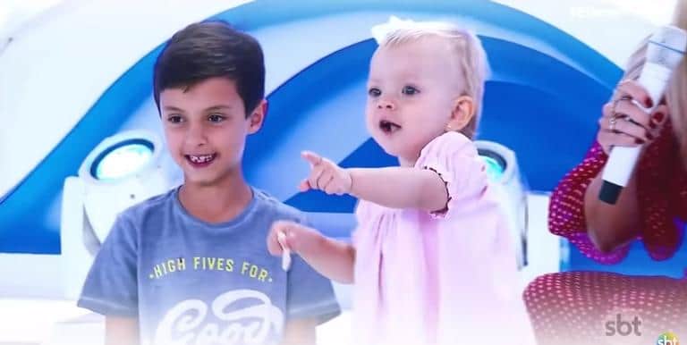 Manuela, Arthur e Eliana no SBT (Foto: Reprodução/ SBT) Manuela, Arthur e Eliana no SBT (Foto: Reprodução/ SBT)