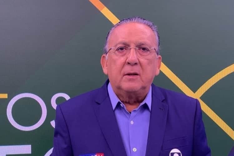 Galvão Bueno foi alvo dos jornalistas de O Grande Círculo, exibido na Globo (Foto: Divulgação) Galvão Bueno foi alvo dos jornalistas de O Grande Círculo, exibido na Globo (Foto: Divulgação)