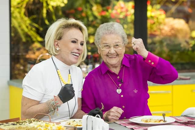 Ana Maria Braga recebe Palmirinha no Mais Você (Foto: Globo/João Cotta) Ana Maria Braga recebe Palmirinha no Mais Você (Foto: Globo/João Cotta)