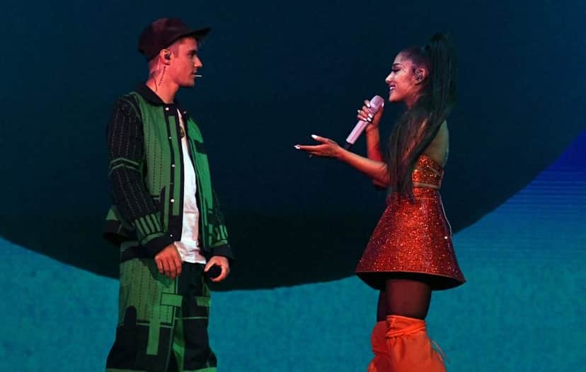 Justin Bieber e Ariana Grande (Foto: Reprodução) Justin Bieber e Ariana Grande (Foto: Reprodução)