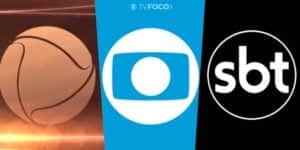 Logo das emissoras Globo, Record e SBT (Foto: Montagem/TV Foco) Logo das emissoras Globo, Record e SBT (Foto: Montagem/TV Foco)